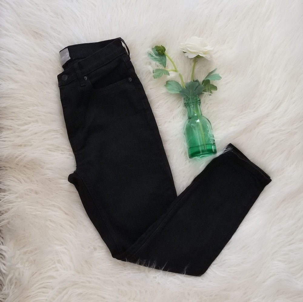Everlane High Rise Skinny Ankle Jeans